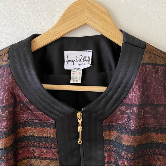 Joseph Ribkoff Metalic Detail Jacket - Picture 3 of 11